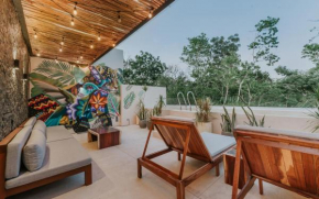 Modern Private Villa In Tulum Private Plunge Pool, Rooftop Pool & Lounge Area Fantastic Amenities
